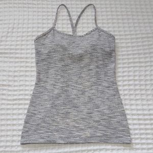 Lululemon Athletica Gray Ladies Size 8 Activewear Top